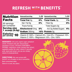 ZYN turmeric-curcumin with Piperine supports absorption in hydration mix.