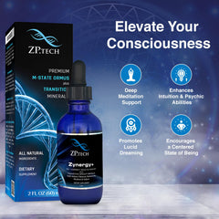 Zynergy Plus in a calm meditation scene