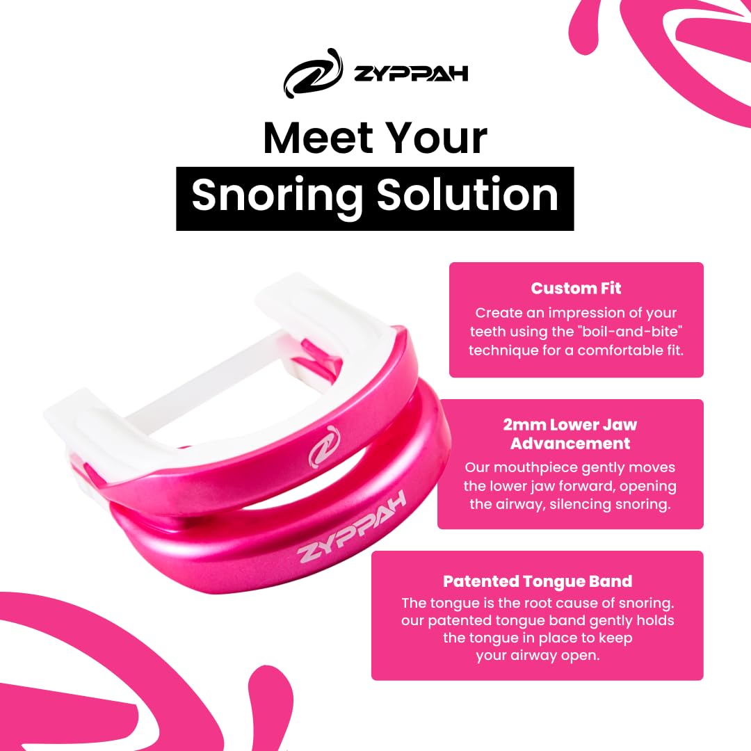 ZYPPAH mouthpiece side view highlighting compact, unobtrusive fit