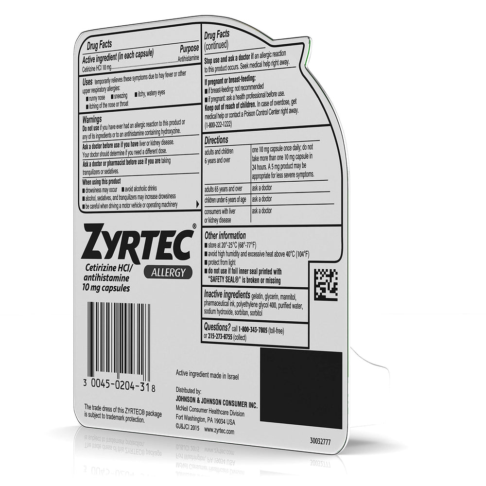 Dye-free capsules are easy to swallow and gentle on taste.