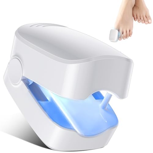 ZZP nail fungus laser device in use for at-home treatment