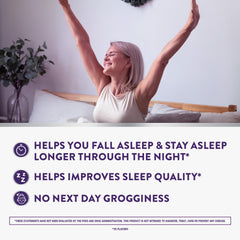 ZzzQuil Pure Zzzs bi-layer tablet explains dual release design for sleep